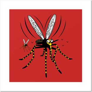 the mosquito - fun shirt Posters and Art